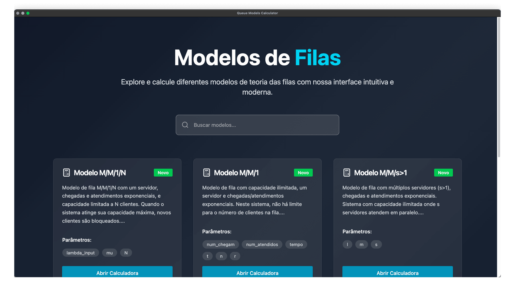 Queue Models Overview